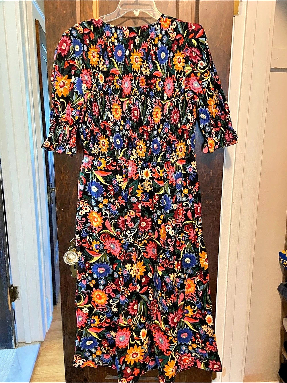 Boden Floral Maxi Dress Size 14R